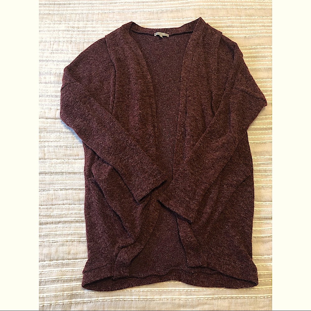 Maroon Cardigan
